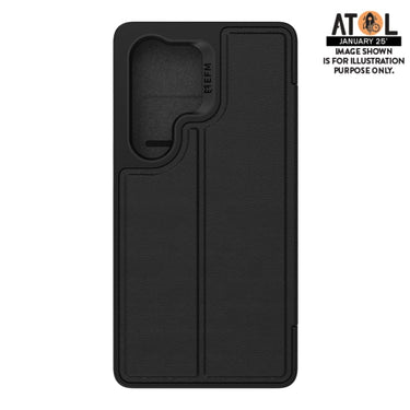 EFM Monaco Wallet Case Armour with D3O BIO for Samsung - S25 Ultra - Black